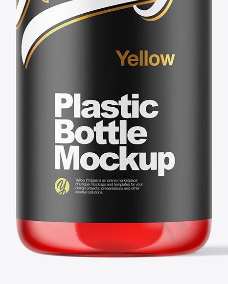 Plastic Bottle Mockup PSD #1
