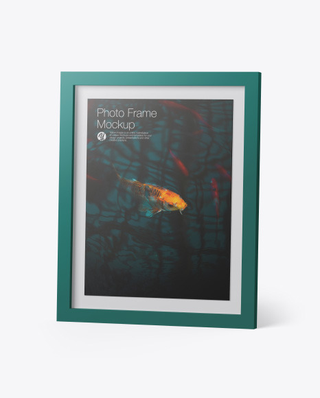 Glossy Photo Frame Mockup PSD #2