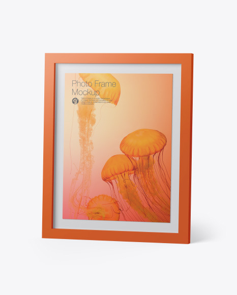 Glossy Photo Frame Mockup PSD #1