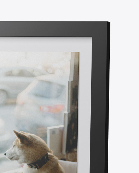Glossy Photo Frame Mockup PSD #7