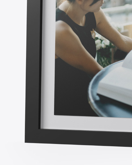 Glossy Photo Frame Mockup PSD #5