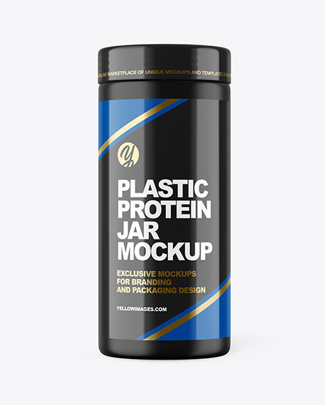 Download Matte Protein Jar Mockup In Jar Mockups On Yellow Images Object Mockups PSD Mockup Templates