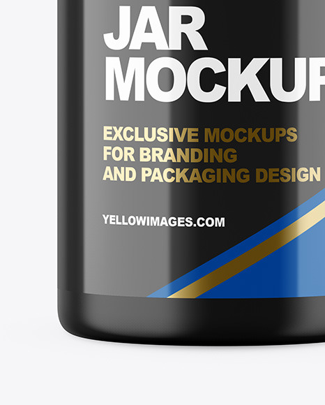 Download Matte Protein Jar Mockup In Jar Mockups On Yellow Images Object Mockups PSD Mockup Templates