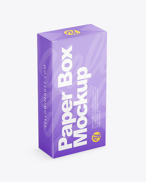 Download Paper Box Mockup In Box Mockups On Yellow Images Object Mockups PSD Mockup Templates