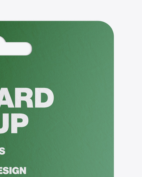 Plastic Card in Paper Blister Pack Mockup PSD #6