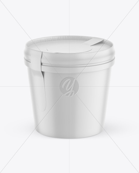 Download Matte Ice Cream Cup Mockup In Cup Bowl Mockups On Yellow Images Object Mockups PSD Mockup Templates