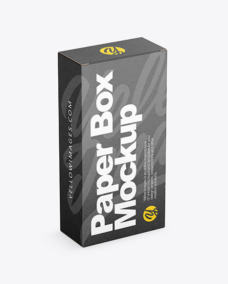 Download Kraft Box Mockup In Box Mockups On Yellow Images Object Mockups