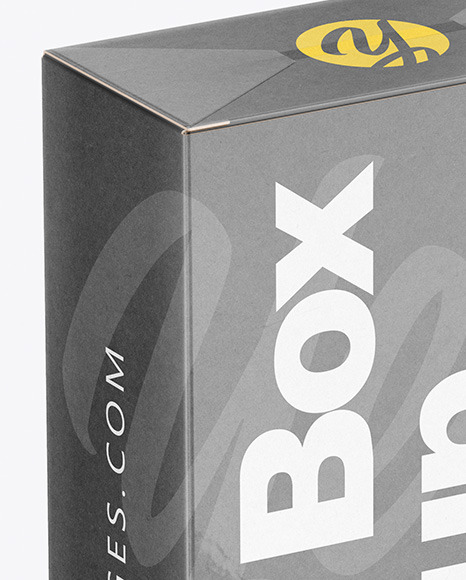 Download Kraft Box Mockup in Box Mockups on Yellow Images Object Mockups