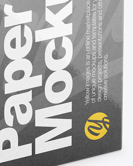 Download Kraft Box Mockup In Box Mockups On Yellow Images Object Mockups