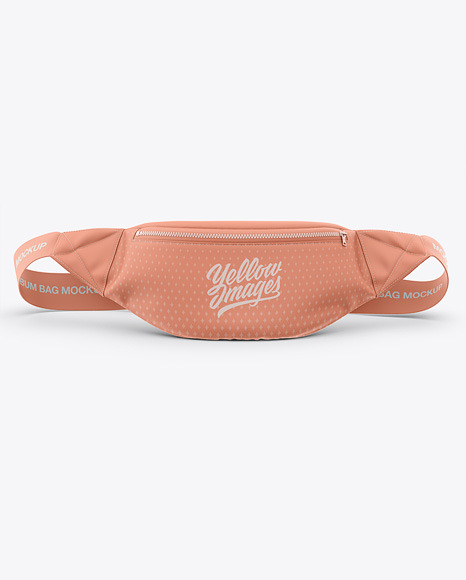 Download Bum Bag Mockup Front View Fanny Pack In Apparel Mockups On Yellow Images Object Mockups PSD Mockup Templates