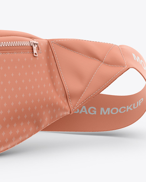 Bum Bag Mockup - Front View - Fanny Pack in Apparel ...