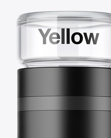 Download Bottle Cooler Psd Mockup Yellow Images