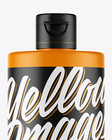 Matte Plastic Bottle Mockup PSD #2