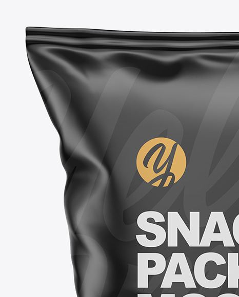 Matte Snack Package Mockup PSD #2
