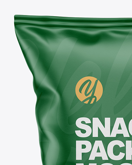 Paper Snack Package Mockup PSD #2
