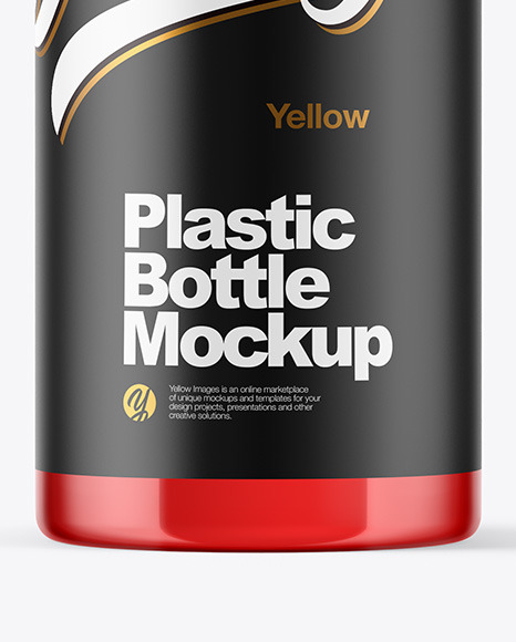 Plastic Bottle Mockup PSD #1