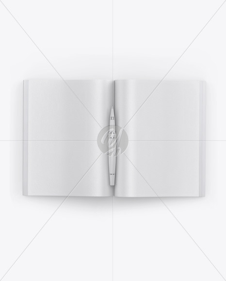 Download Textured Magazine Mockup In Stationery Mockups On Yellow Images Object Mockups