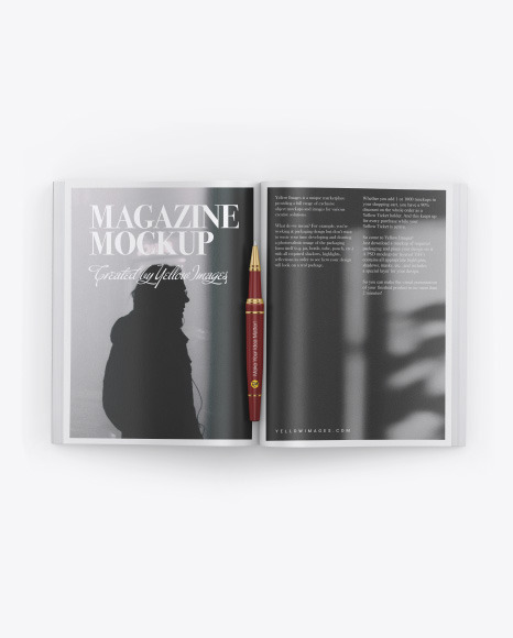 Download Magazine Page Mockup Psd Yellowimages