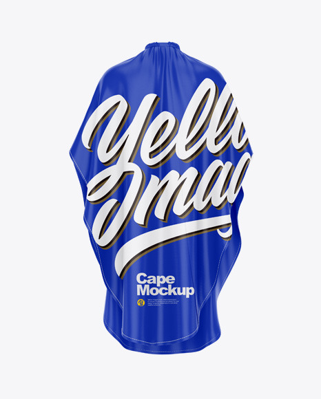 Download Glossy Cape Mockup in Object Mockups on Yellow Images ...