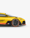 Super Car Mockup - Side View