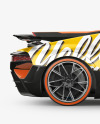 Super Car Mockup - Side View
