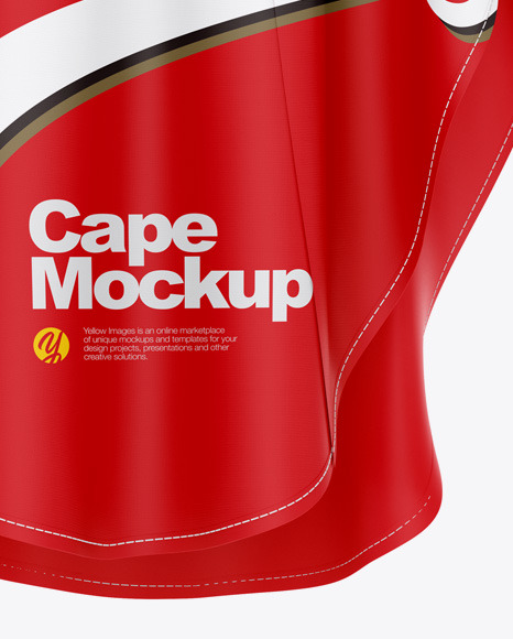 Download Matte Cape Mockup in Apparel Mockups on Yellow Images ...