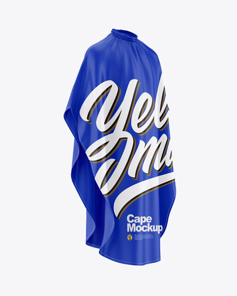 Download Glossy Cape Mockup In Apparel Mockups On Yellow Images Object Mockups