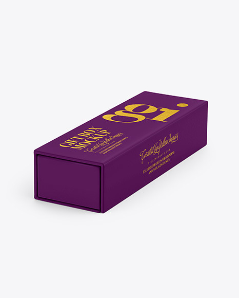 Download Matte Box Mockup In Box Mockups On Yellow Images Object Mockups