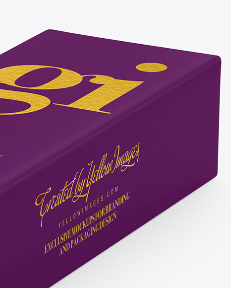 Download Matte Box Mockup In Box Mockups On Yellow Images Object Mockups