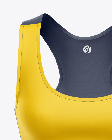 Download Women S Sport Dress Mockup Front View In Apparel Mockups On Yellow Images Object Mockups