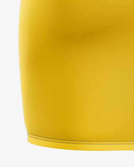 Download Women S Sport Dress Mockup Back View In Apparel Mockups On Yellow Images Object Mockups