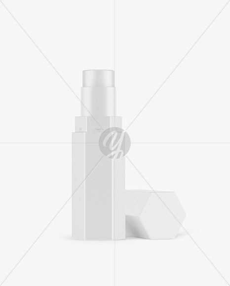 Matte Lip Balm Tube Mockup