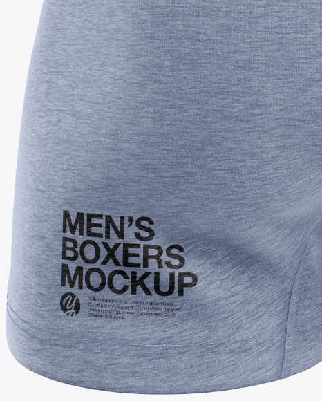 Download Melange Men's Boxer Briefs Mockup in Apparel Mockups on ...