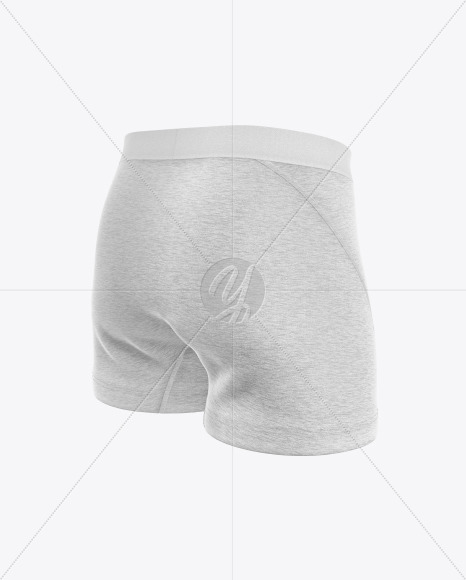 Melange Men S Boxer Briefs Mockup In Apparel Mockups On Yellow Images Object Mockups