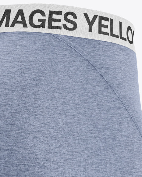 Melange Men S Boxer Briefs Mockup In Apparel Mockups On Yellow Images Object Mockups