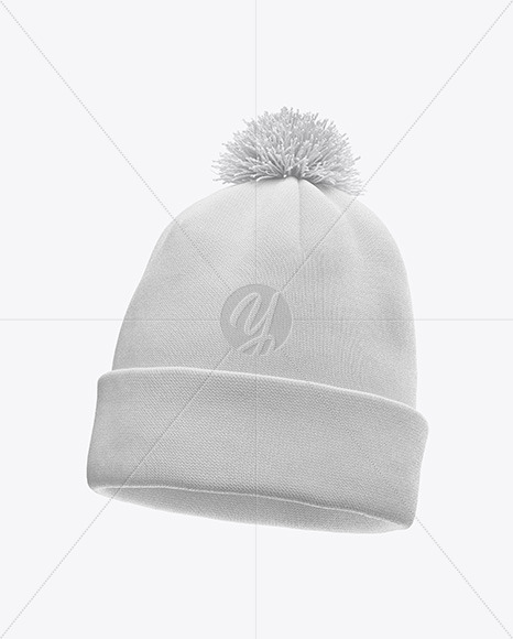 Download Winter Hat Mockup - Half Side View in Apparel Mockups on ...