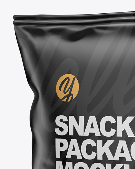 Matte Snack Package Mockup PSD #2