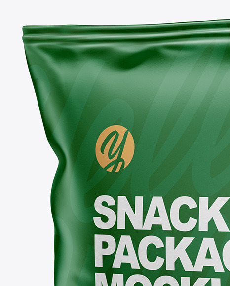 Paper Snack Package Mockup PSD #2