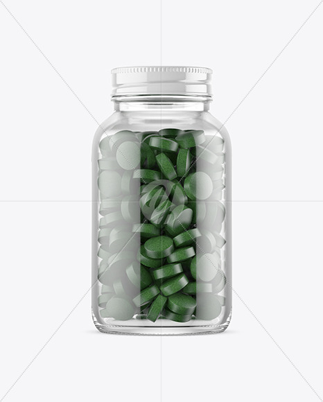 Download Frosted Glass Bottle With Pills Mockup In Bottle Mockups On Yellow Images Object Mockups PSD Mockup Templates