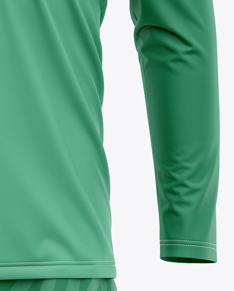 Download Men's Long Sleeve Soccer Kit Mockup - Front View in ...