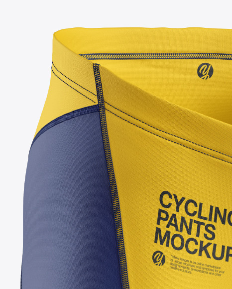 Download Cycling Shorts Mockup In Apparel Mockups On Yellow Images Object Mockups PSD Mockup Templates