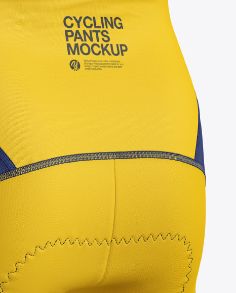 Download Cycling Shorts Mockup Back Hald Side View In Apparel Mockups On Yellow Images Object Mockups