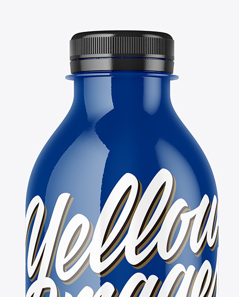 Glossy Bottle Mockup PSD #2