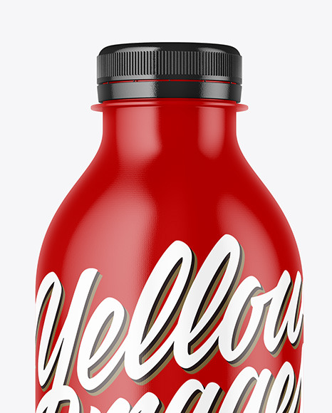 Matte Bottle Mockup PSD #2