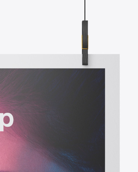 Matte A3 Poster Mockup PSD #7