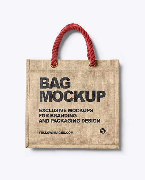 Download Bag Mockup In Apparel Mockups On Yellow Images Object Mockups PSD Mockup Templates