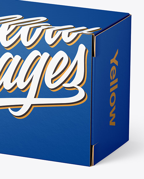 Paper Box Mockup PSD #2