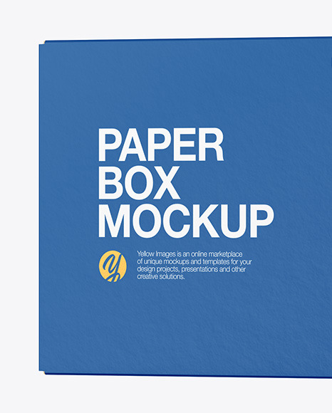 Paper Box Mockup PSD #2