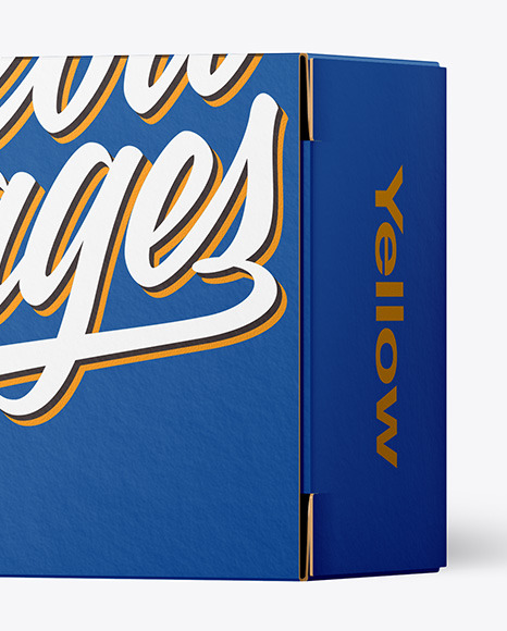 Paper Box Mockup PSD #1