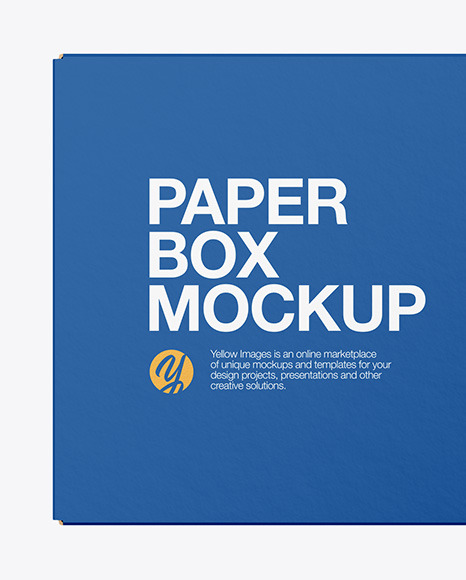 Paper Box Mockup PSD #2